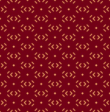 Vektör kusursuz desen. Modern stil soyut doku. Çizgili elementlerden geometrik fayanslar tekrarlanıyor