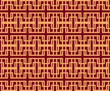 Vektör seamless modeli. Modern şık doku. Geometrik çizgili süsleme. Lüks Doğrusal model