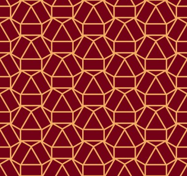 Vektör seamless modeli. Modern şık doku. Geometrik çizgili süsleme. Lüks Doğrusal model