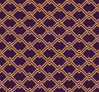 Lüks geometrik desen. Vektör seamless modeli. Modern doğrusal şık doku. Geometrik çizgili süsleme.