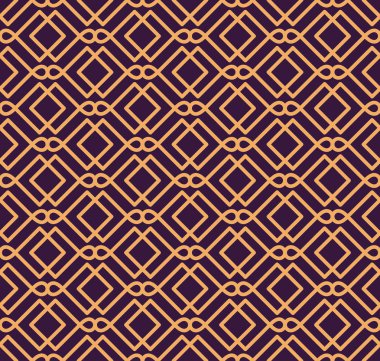 Lüks geometrik desen. Vektör seamless modeli. Modern doğrusal şık doku. Geometrik çizgili süsleme.