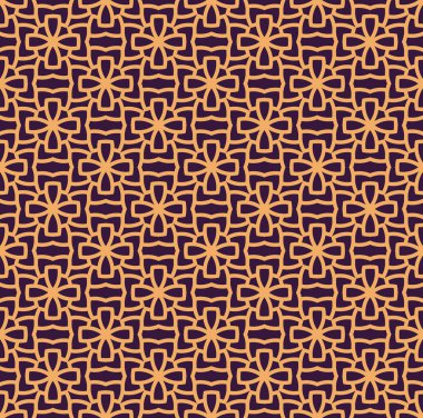 Vektör seamless modeli. Modern şık Soyut doku. Yinelenen geometrik doğrusal çini desen arka plan