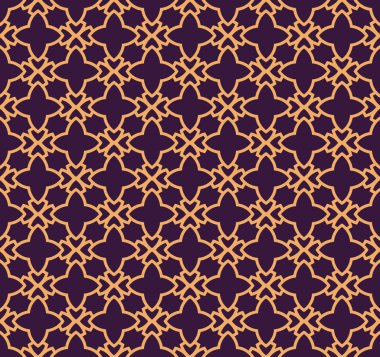 Vektör seamless modeli. Modern şık Soyut doku. Yinelenen geometrik doğrusal çini desen arka plan