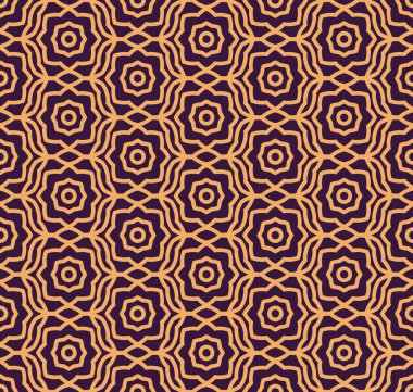 Vektör seamless modeli. Modern şık Soyut doku. Yinelenen geometrik doğrusal çini desen arka plan