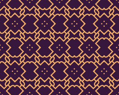 Vektör seamless modeli. Modern şık Soyut doku. Yinelenen geometrik doğrusal çini desen arka plan