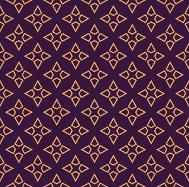 Vektör seamless modeli. Modern şık Soyut doku. Yinelenen geometrik doğrusal çini desen arka plan