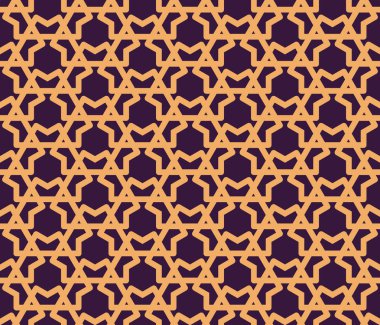 Vektör seamless modeli. Modern şık Soyut doku. Yinelenen geometrik doğrusal çini desen arka plan