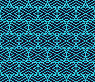 Vektör seamless modeli. Modern şık doğrusal doku. Satır öğeleri ile geometrik fayans yinelenen.