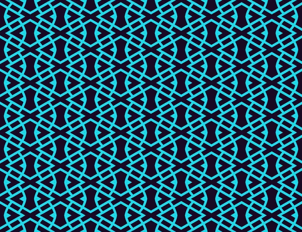 矢量无缝模式 现代时尚的线性纹理 用线条元素重复几何图块 — 图库矢量图片