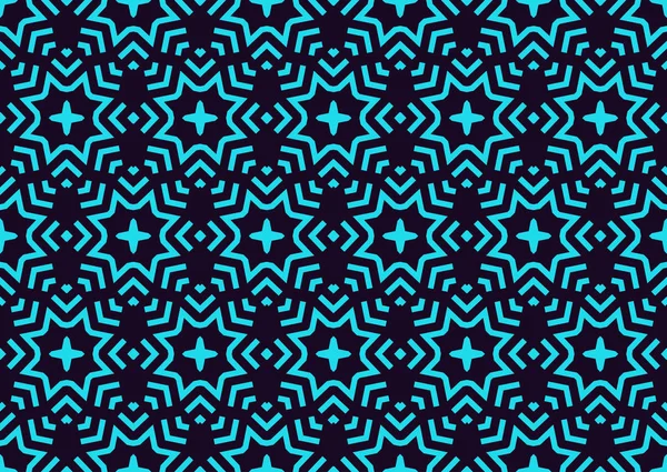 Pola Linier Mulus Tekstur Bergaya Dengan Bentuk Geometris Berulang - Stok Vektor