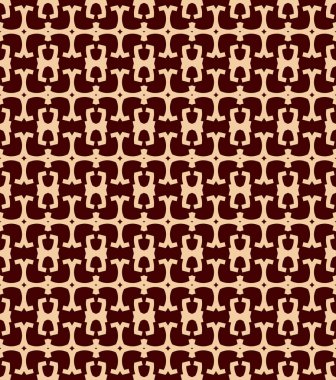 Zarif kavisli hatlar ve verilirse süs duvar kağıdı ile Seamless doğrusal modeli.