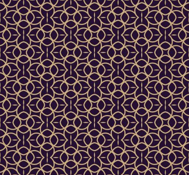 Vektör seamless modeli. Modern şık doku. Geometrik doğrusal süsleme.