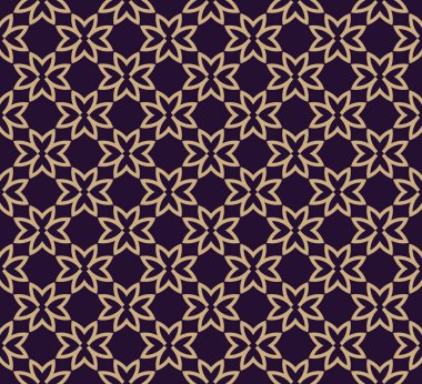 Vektör seamless modeli. Modern şık doku. Geometrik doğrusal süsleme.