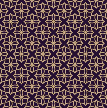 Vektör seamless modeli. Modern şık doku. Geometrik doğrusal süsleme.