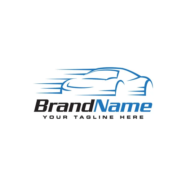 Snabb Bil Logotyp Automotive Logotyp Mall — Stock vektor