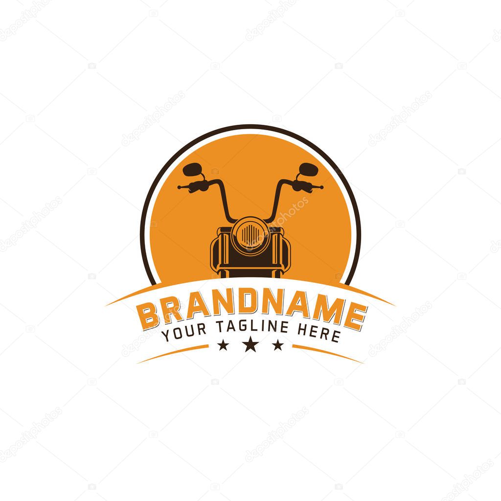 Vintage Motorcycle logo emblem vector illustration