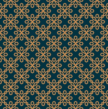 Vektör kusursuz desen. Modern stil soyut doku. Çizgili elementlerden geometrik fayanslar tekrarlanıyor