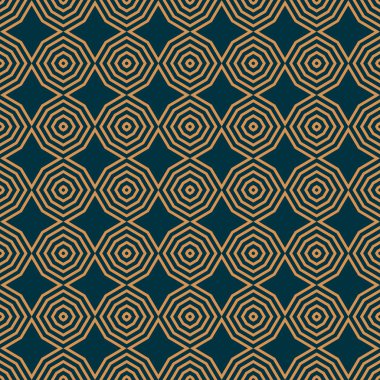 Vektör kusursuz desen. Modern stil soyut doku. Çizgili elementlerden geometrik fayanslar tekrarlanıyor