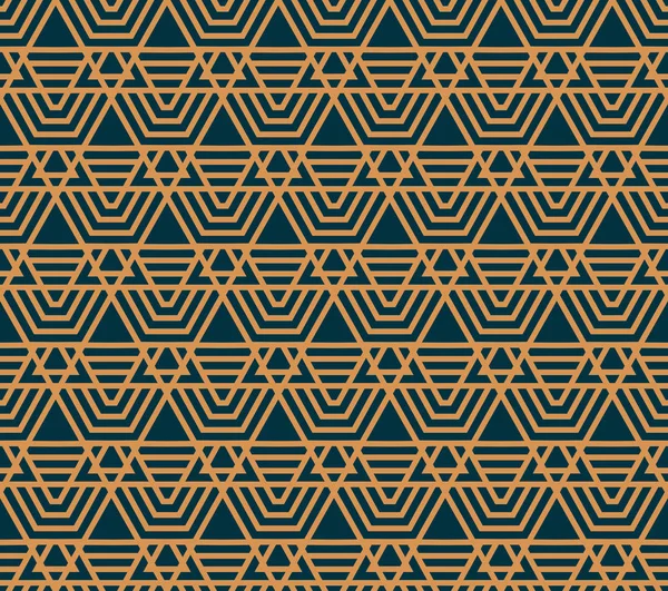 ベクトルシームレスパターン モダンなスタイリッシュな抽象的な質感 縞模様の要素から幾何学的なタイルを繰り返す — ストックベクタ