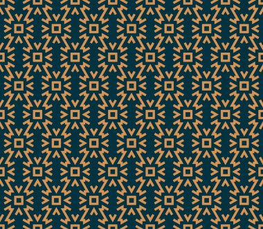 Vektör kusursuz desen. Modern stil soyut doku. Çizgili elementlerden geometrik fayanslar tekrarlanıyor