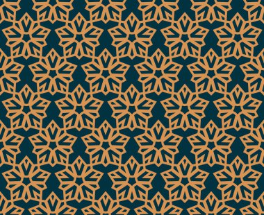 Vektör kusursuz desen. Modern stil soyut doku. Çizgili elementlerden geometrik fayanslar tekrarlanıyor