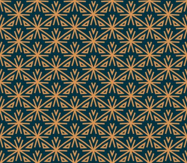 Vektör kusursuz desen. Modern stil soyut doku. Çizgili elementlerden geometrik fayanslar tekrarlanıyor