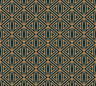 Vektör kusursuz desen. Modern stil soyut doku. Çizgili elementlerden geometrik fayanslar tekrarlanıyor