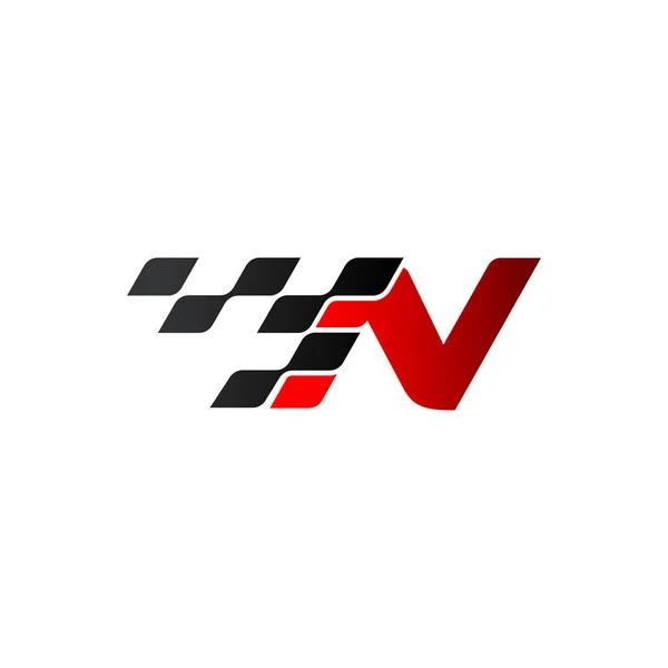 Betű Zászló Logo Verseny — Stock Vector