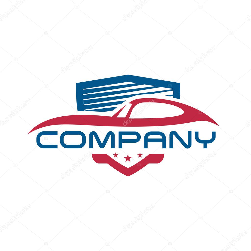 Car Shield Logo Template Designs