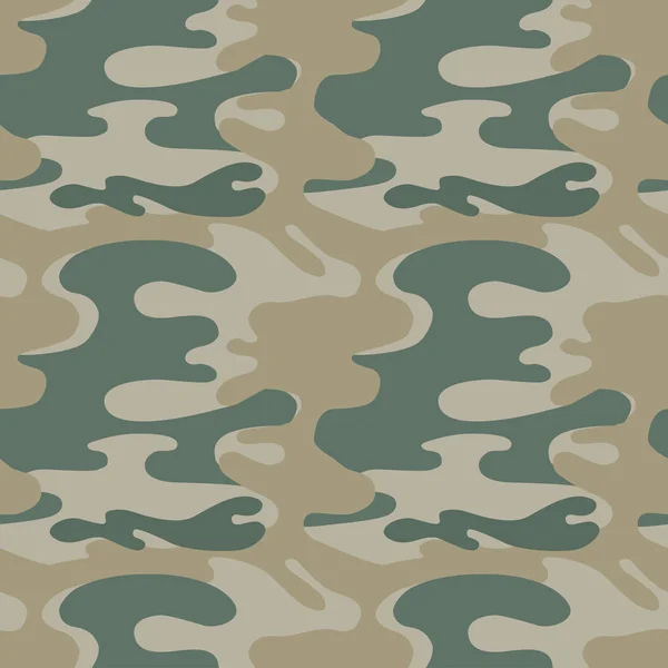 Camouflage Patroon Naadloze Militaire Achtergrond Soldaat Camouflage Abstracte Naadloze Patroon — Stockvector