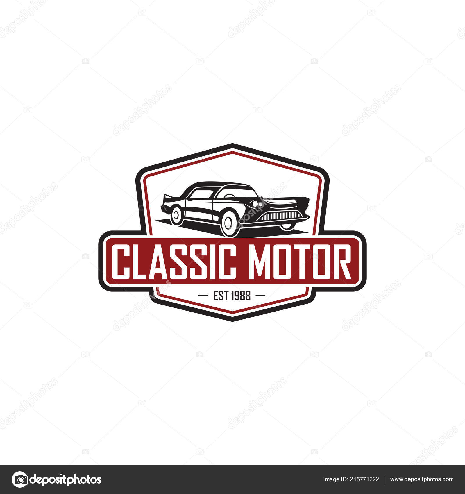 Illustration Classic Car Logo Template Stock Vector Image by ©oriu007 ...