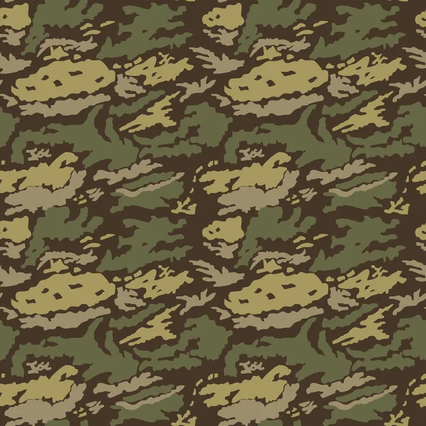 Kamouflagemönster Sömlös Militära Bakgrund Soldat Kamouflage Abstrakta Sömlösa Mönster För — Stock vektor