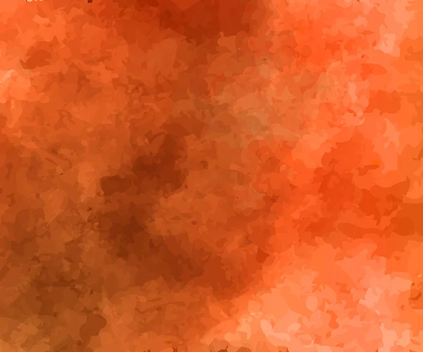 Orange Yellow Red Watercolor Vector Background — Stock Vector