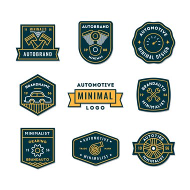 En az otomatik logo veya simge kümesi içinde sigorta primi nitelik