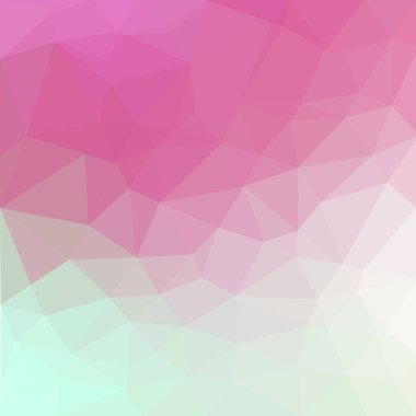 vektör arka düzensiz poligon plan - üçgen düşük Poli desen - ışık bebek pastel renkler