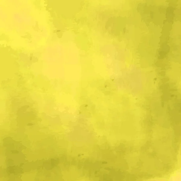 黄色背景与水彩纹理 — 图库矢量图片