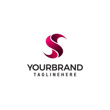 S harfi logo vektör, sembol S soyut Logo şablonu vektör