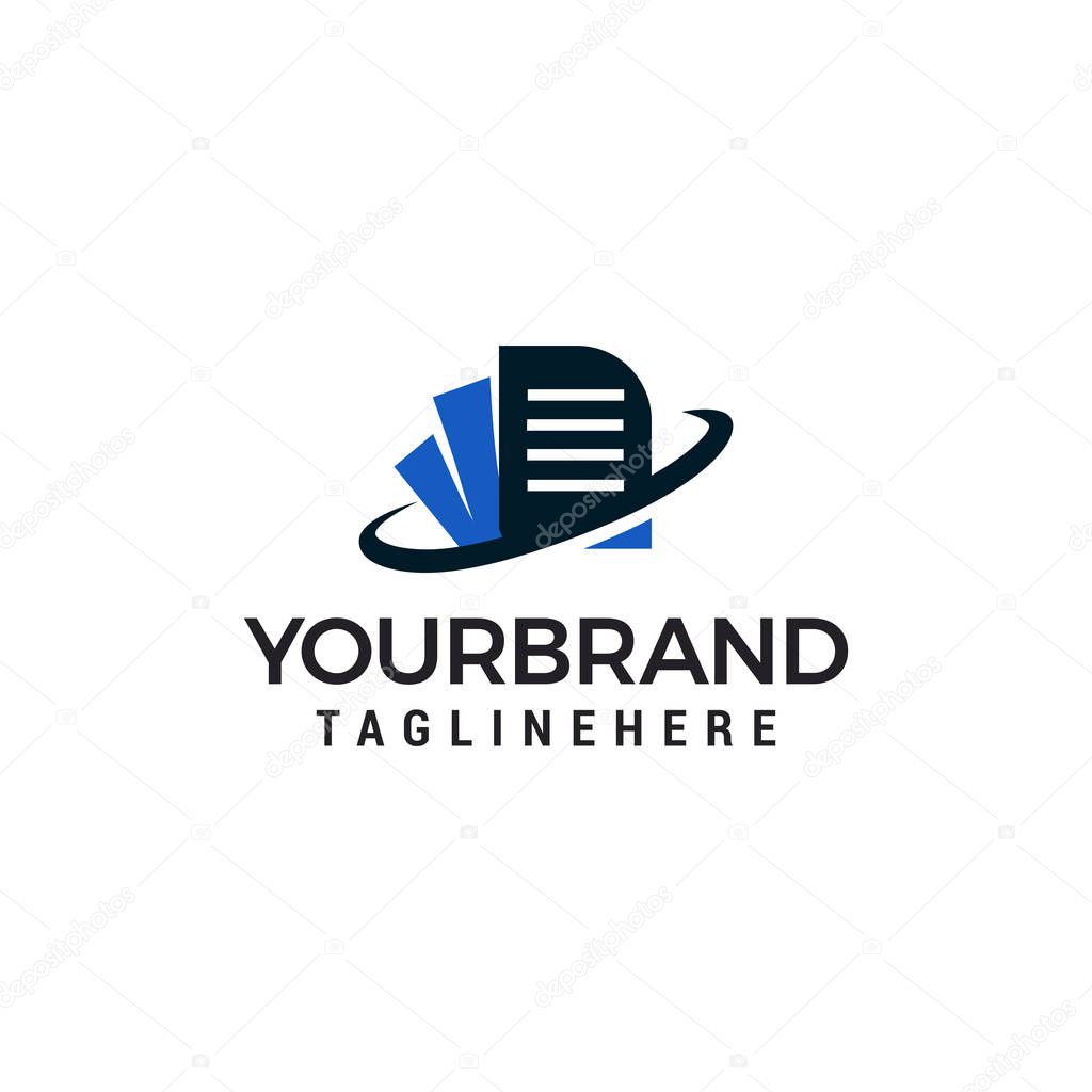 Document Logo Template vector illustration design