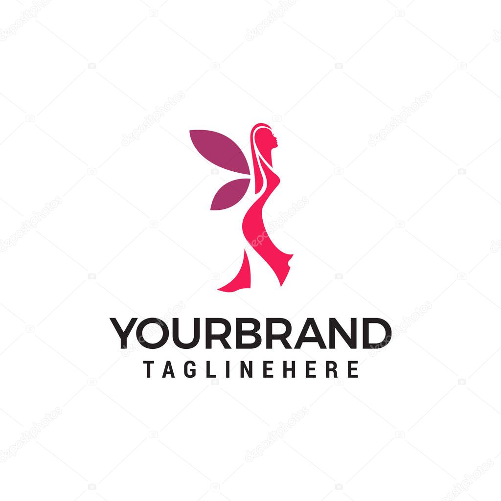Women beauty logo Template vector icon design
