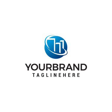 gayrimenkul daire logo tasarım kavramı vektör