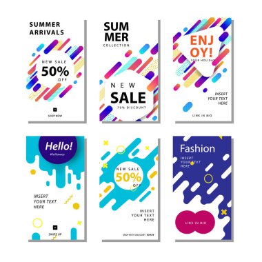 dinamik yuvarlak şekiller öğesi ile satış afiş arka plan ayarlayın. Afiş satışı, sunum, sosyal medya hikayeleri, hikaye, promosyon, el ilanı, poster ve broşür için uygundur