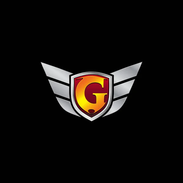 Plantilla de concepto de diseño de logotipo Auto Guard Letter G Icon — Vector de stock