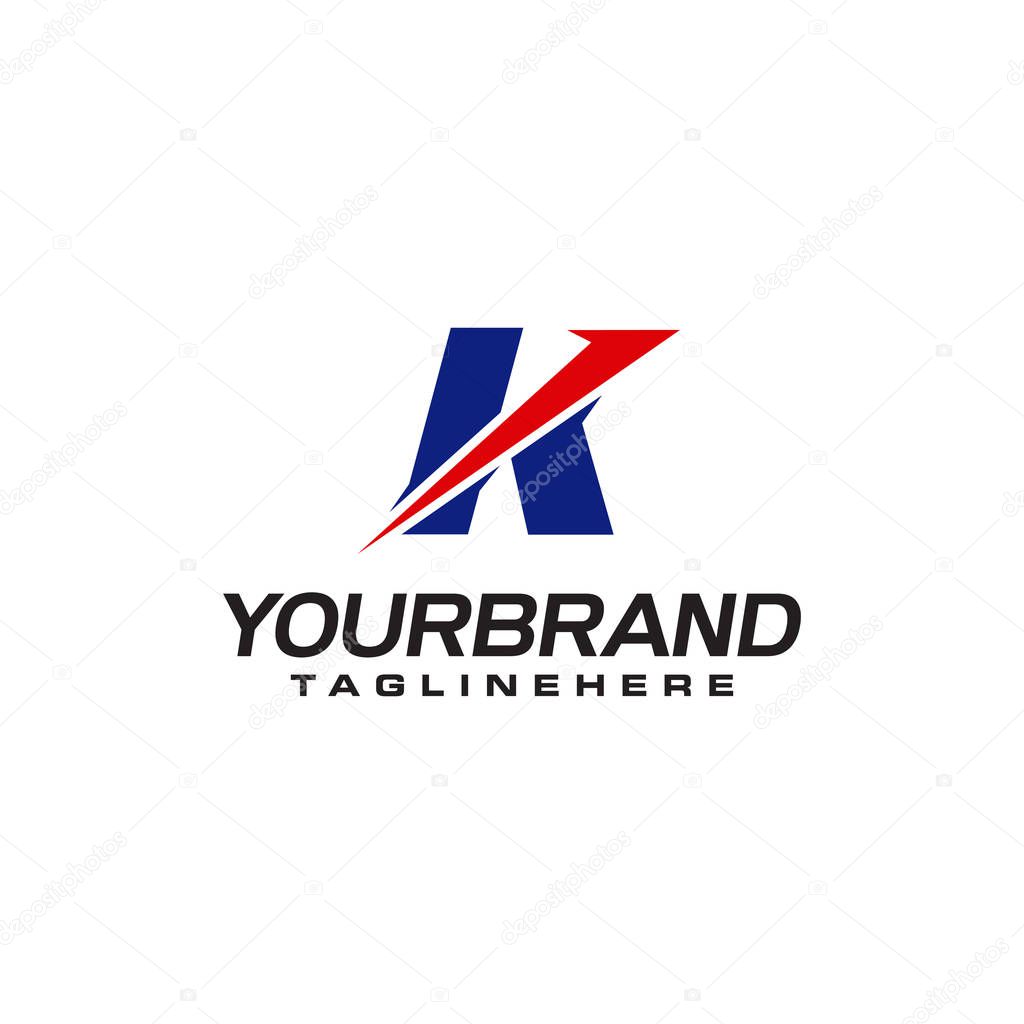 Unique logo that forms the letter K matches your company. logo inspiration K