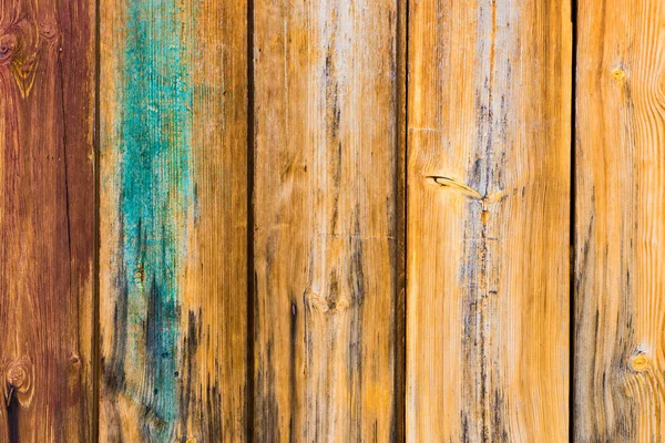 Orange Wood Fence Plank Texture Old Wooden Background — Stock Photo, Image