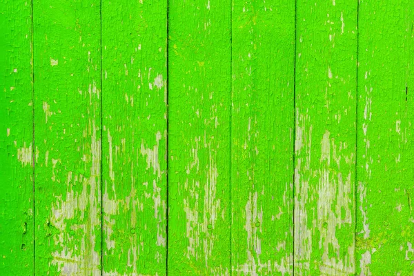 Vintage Bright Green Wooden Background Board Texture — Stock Photo, Image