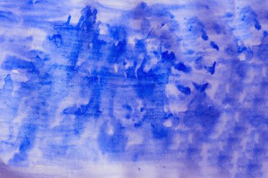 Suluboya mavi arka plan. Güzel doku, yakın