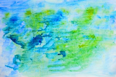 Sigara tek tip renk. Parlak mavi yeşil sarı suluboya arka plan