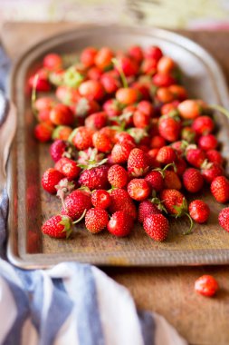 Gıda fotoğraf meyveler masanın üzerinde. Summer, sağlık, gıda kavramlar