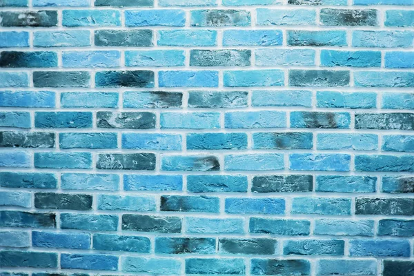 Textura de tijolo azul para espaço de cópia — Fotografia de Stock