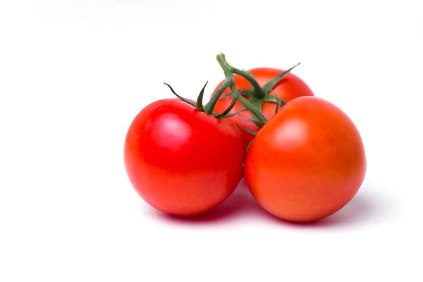 Tomate em fundo branco isolado — Fotografia de Stock